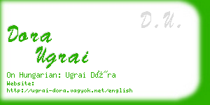 dora ugrai business card